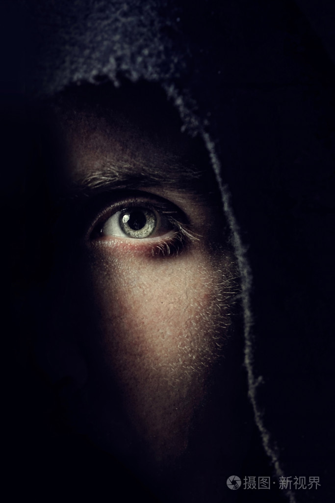可怕的人的眼睛