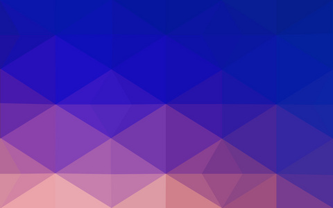 蓝色的多边形设计模式三角形和梯度的折纸样式组成的