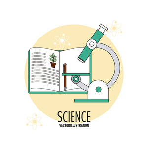 生物设计.科学图标.平的插图,可编辑矢量插画-正版商用图片1qm28s-摄