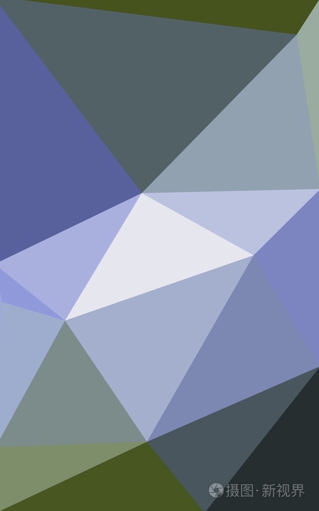 多色的绿色蓝色的多边形设计模式三角形和梯度的折纸样式组成的