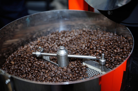 咖啡烘焙咖啡豆图片