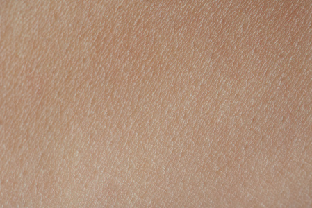 纹理人体皮肤的宏照片