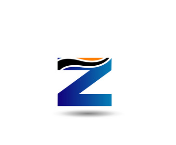 字母 z 标志图标设计模板元素插画