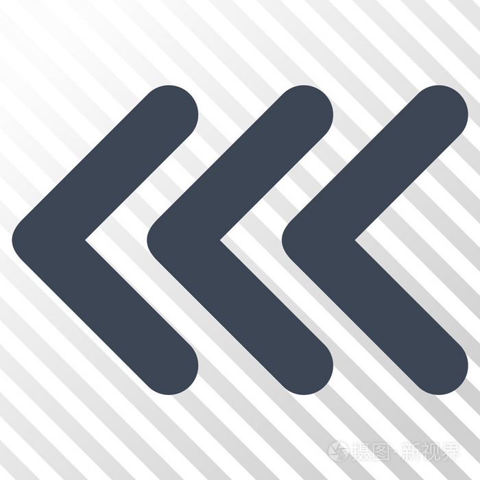 三箭头左的矢量图标