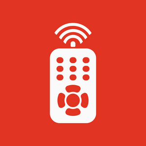 红外线图标远程控制图标.远程控制符号照片