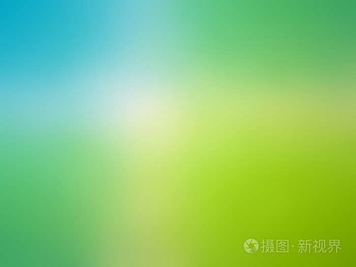 抽象渐变蓝色绿色模糊背景