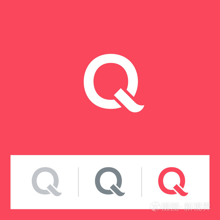 q字母标志图标集