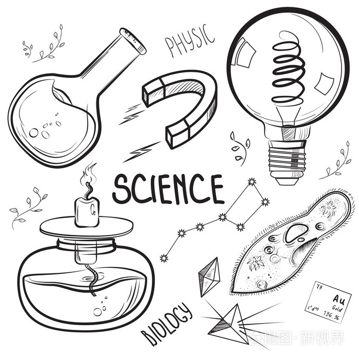 手绘科学组插画-正版商用图片1qqvk6-摄图新视界