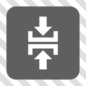 标志概念的水平分裂标志在透明背景, 实心黑色符号用于 web 图形和可