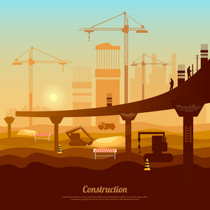 工程车背景图片