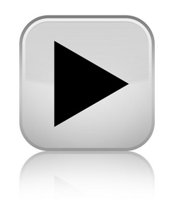 游戏图标闪亮的白色方形按钮照片