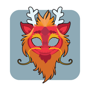 四海龙王龙王面具万圣节和其他庆祝活动照片