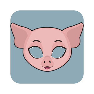 猪面具万圣节和其他庆祝活动照片