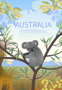 澳大利亚风景海报图片