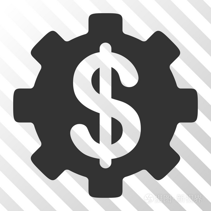 发展成本矢量图标