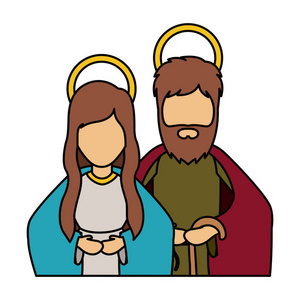 神圣的夜晚玛丽和约瑟夫的神圣的夜晚设计照片