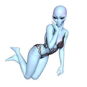 外星人的女性图片
