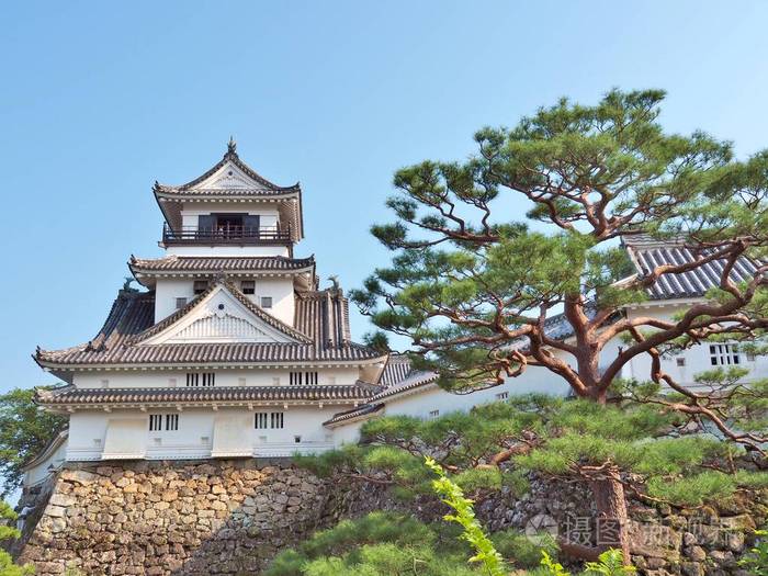 在高知自治州日本高知城堡