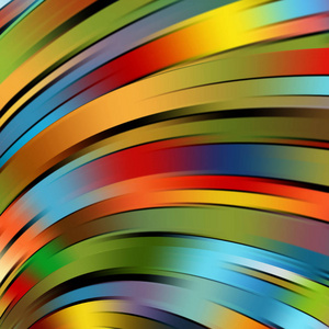 红的, 绿的, 蓝的, 黄的颜色.矢量图照片