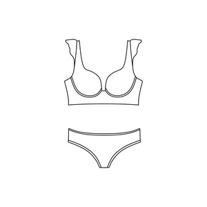 内衣.内裤.胸罩.胸衣插画