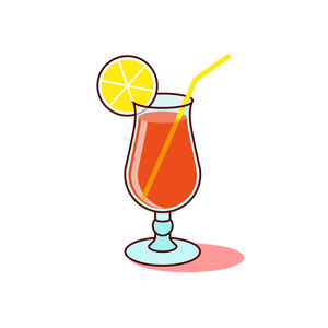 玛格丽塔鸡尾酒孤立图片