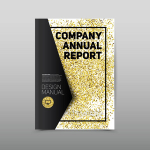 公司年度报告模板图片
