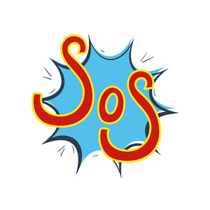 波普艺术漫画贴纸.sos照片