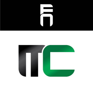 标识的重叠的首字母