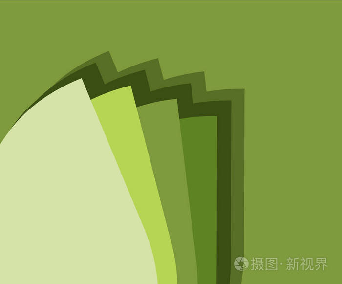 绿色背景与色阶