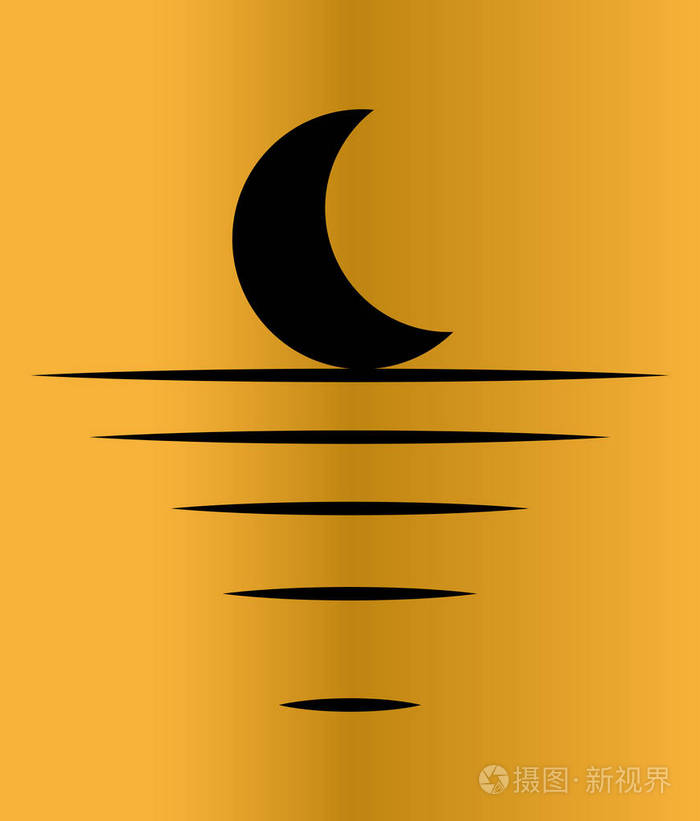 月亮新月形设计
