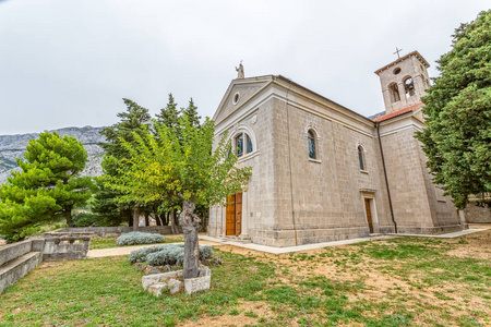 在克罗地亚的老教堂图片