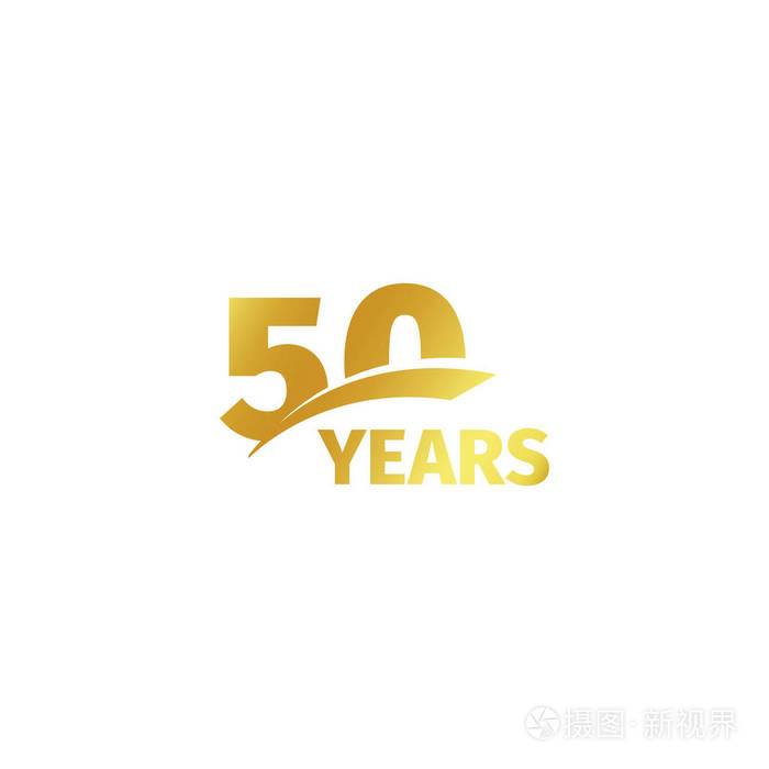 50 的数字标识.五十年禧庆典图标.五十岁生日的会徽.矢量图