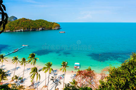 天堂 风景 全景图 芬根 海的 地理 指向 天线 公司 海岸