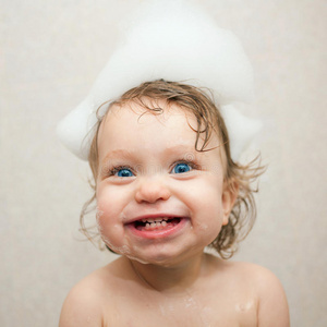 洗发水 婴儿 童年 浴室 游戏 泡沫 情感 卫生 可爱的
