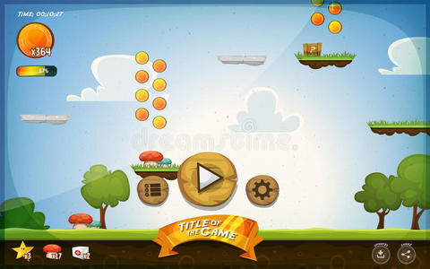 天空 娱乐 游戏 应用程序 图形用户界面 岩石 横幅 硬币