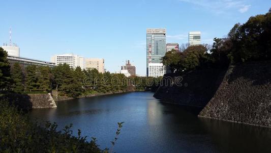 建筑 城市 天际线 东京 日本 领域 中心 护城河 外部