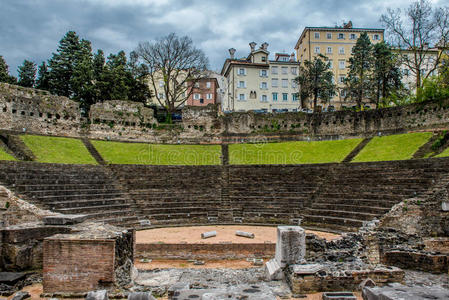 罗马人 建筑 的里雅斯特 观光 旅行者 考古学 遗产 城市