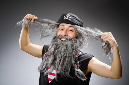 罪犯 性格 头发 万圣节 海盗船 船长 有趣的 胡须 帽子