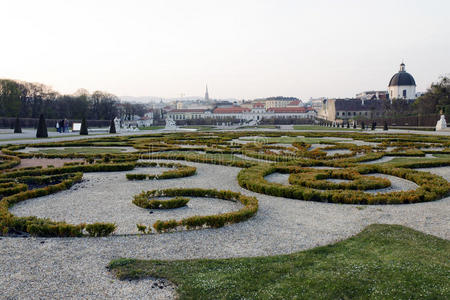 公园 古老的 奥地利 花园 巴洛克风格 历史的 风景 文化