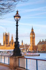 英国 伟大的 首都 泰晤士河 早晨 议会 旅游 房屋 旅行
