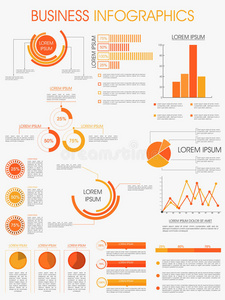 广告 信息图表 横幅 流程图 公司 图表 信息 小册子 商业