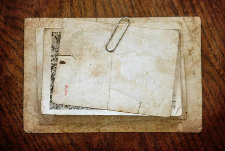 木纹复古纸卡