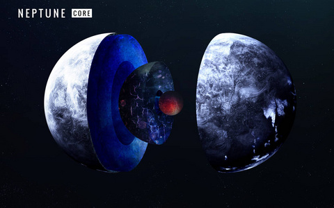 海王星内部图片真实图图片