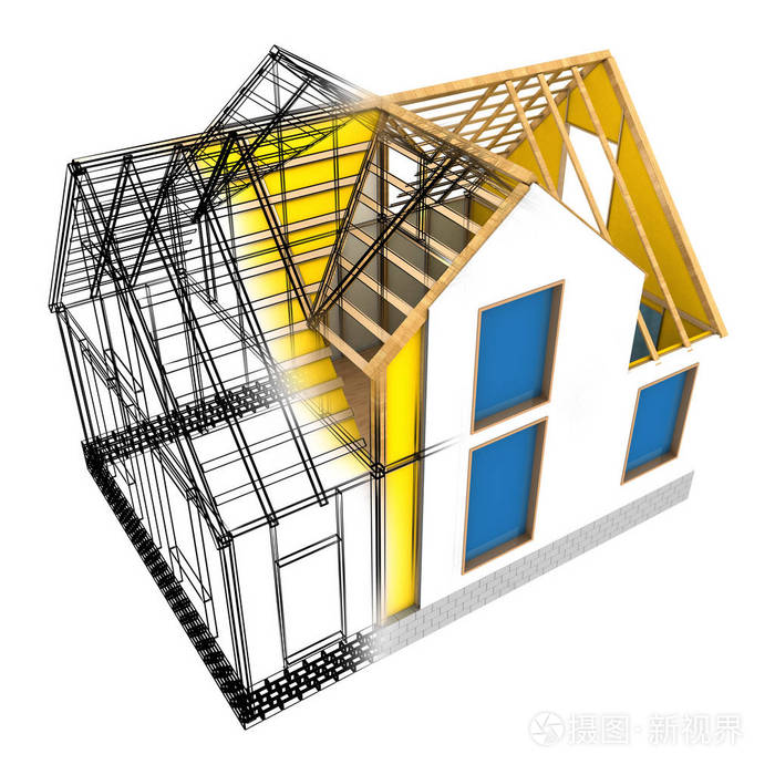 房子建设框架照片-正版商用图片1r5imd-摄图新视界