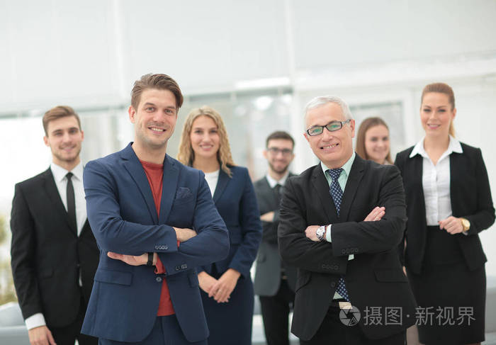 成功的人和他们的老板的团队