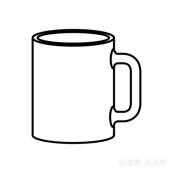 孤立的咖啡杯子设计插画-正版商用图片1r6f7i-摄图新视界