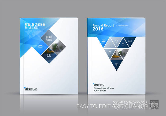 业务矢量集.宣传册模板布局,封面设计材料科学