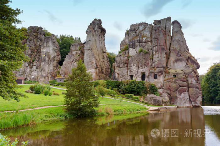 石药集团 Externsteine 附近代特莫尔市德国