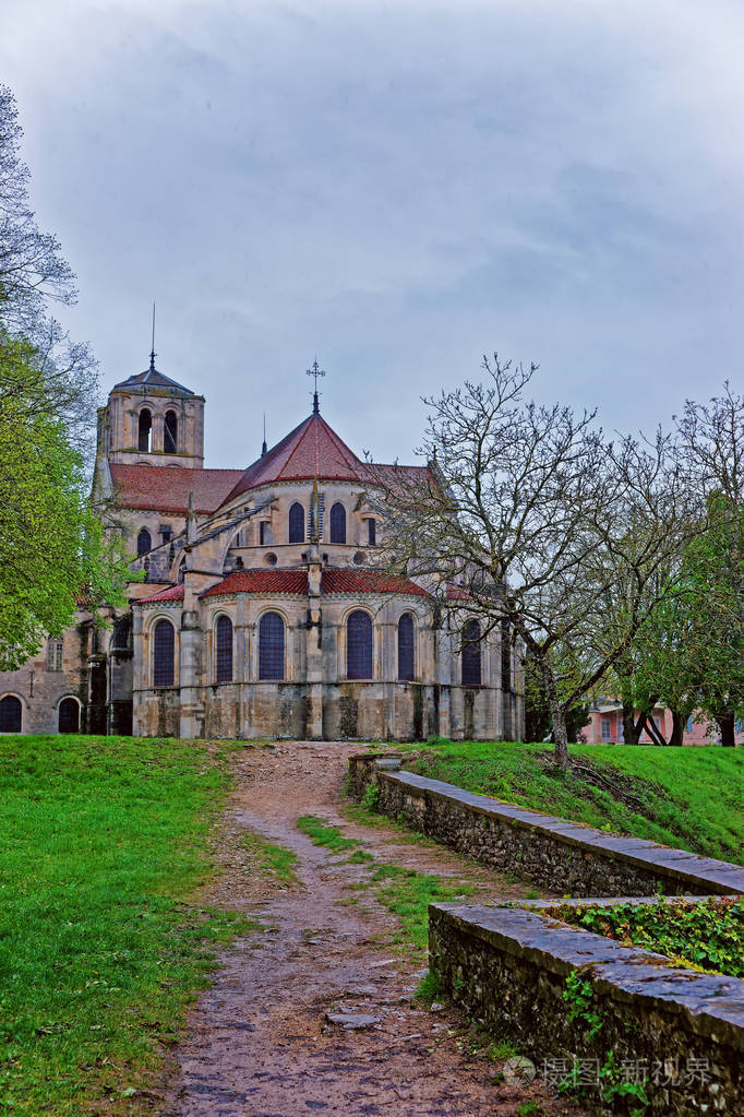 法国勃艮第 franche comte 地区的 vezelay 修道院