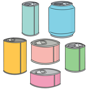 向量集的可以卡通向量集的饮料标签素描向量插图啤酒瓶用来打开食物的